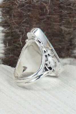 Turquoise & Sterling Silver Ring - Darrell Morgan - Size 9