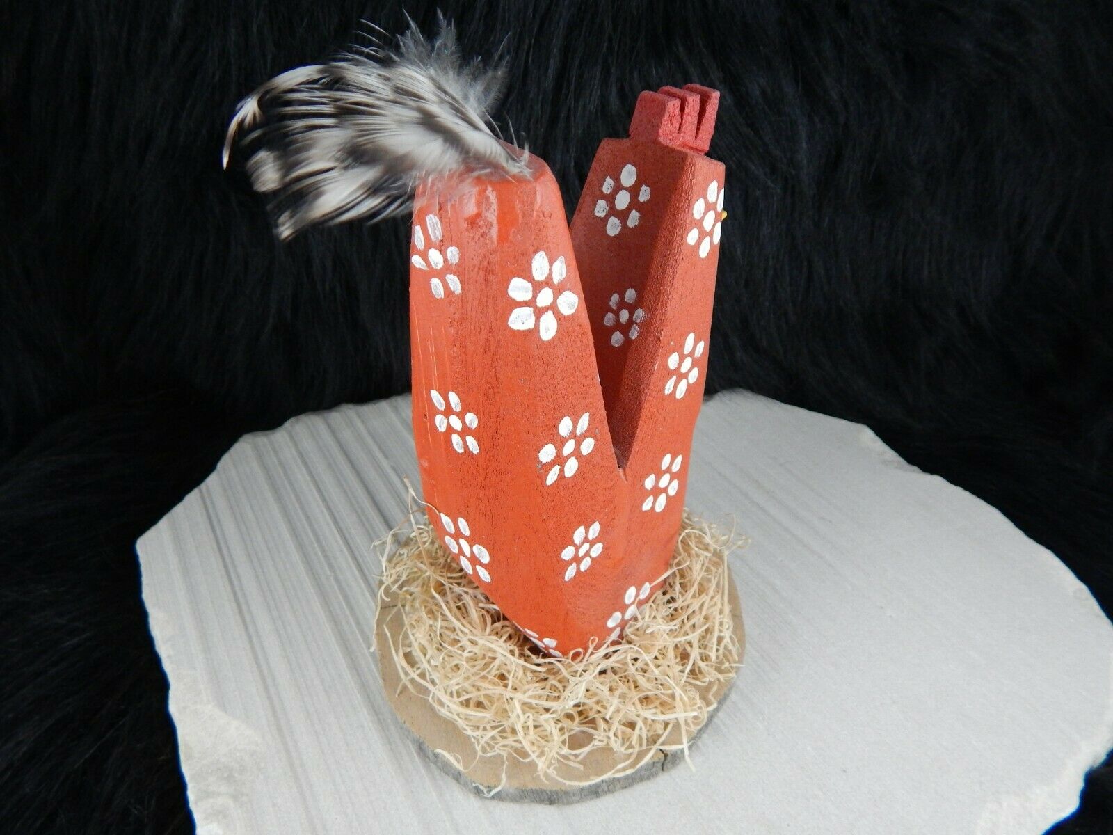 Navajo Nesting Chicken Folk Art - I.S. Yaz - Native American - High Lonesome Trading