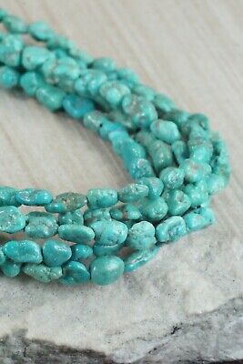 Navajo 5 Strand Turquoise Necklace - Native American