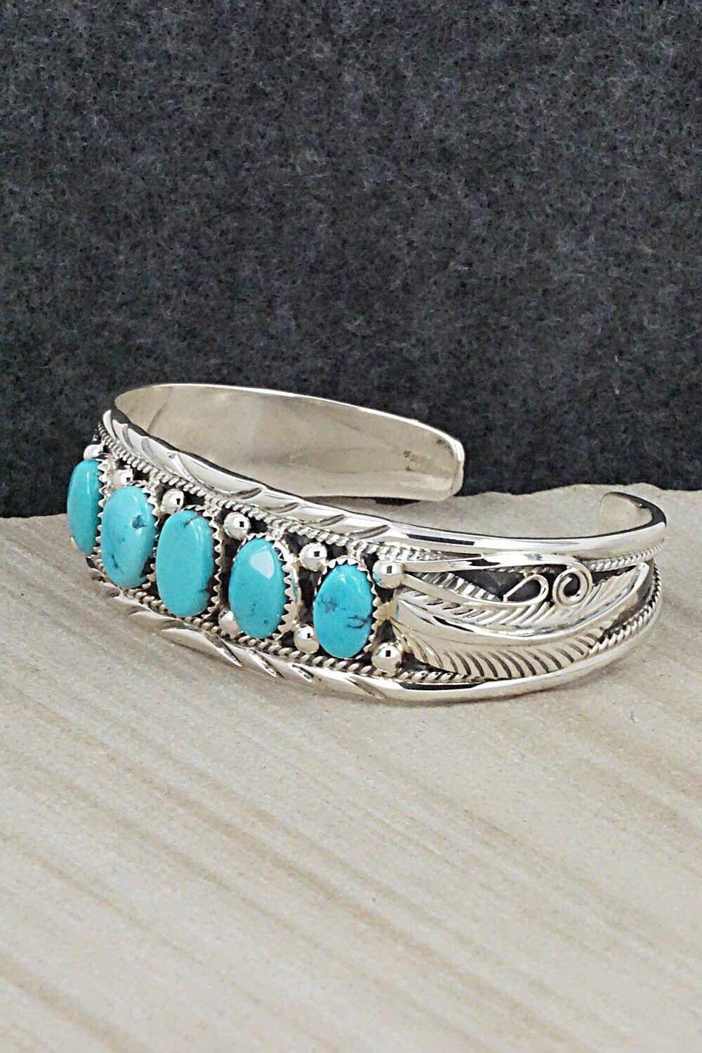 Turquoise & Sterling Silver Bracelet - Davey Morgan