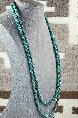 Turquoise & Sterling Silver Necklace - Navajo