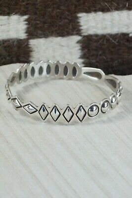 Navajo Sterling Silver Bangle - Alex Sanchez