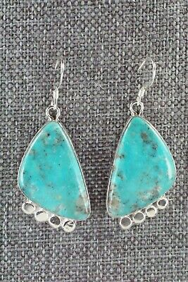Turquoise & Sterling Silver Earrings - Sharon McCarthy