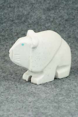 Lion Zuni Fetish Carving - Gilbert Lonjose