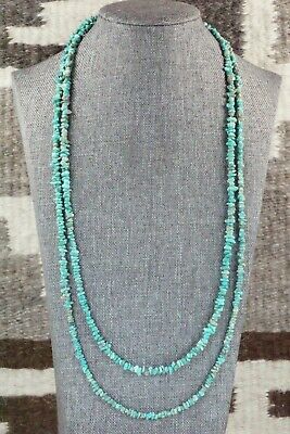 Turquoise & Sterling Silver Necklace - Navajo