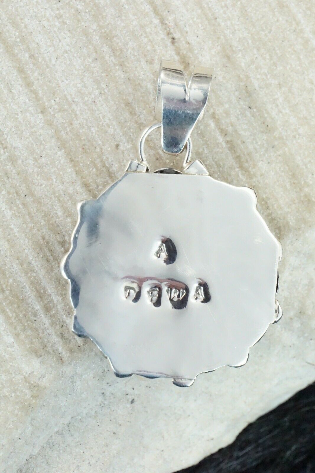 Multi Stone & Sterling Silver Pendant - Andrick Dewa