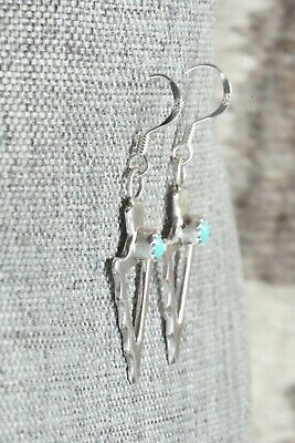 Turquoise & Sterling Silver Earrings - Pauline Nelson