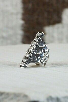 Navajo Sterling Silver Ring - Native American - Size 8.75 - High Lonesome Trading