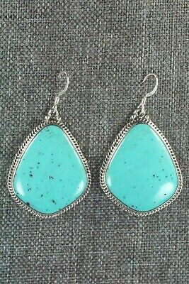 Turquoise & Sterling Silver Earrings - Annie Spencer