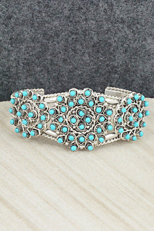 Turquoise & Sterling Silver Bracelet - Wayne Johnson Sr.