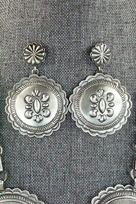 Sterling Silver Necklace and Earrings Set - Eugene Charley