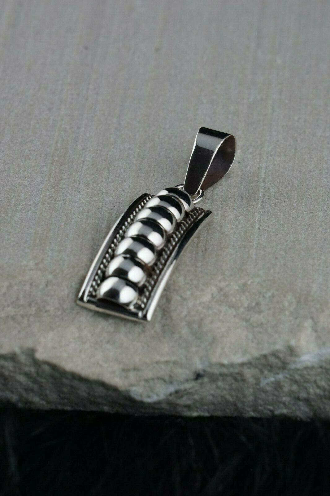 Sterling Silver Pendant - Thomas Charley - Navajo - High Lonesome Trading