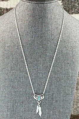 Turquoise & Sterling Silver Necklace - Sharon McCarthy