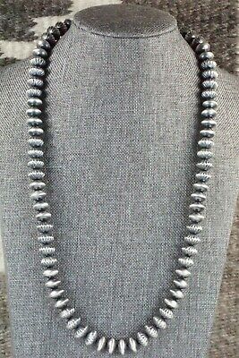 Sterling Silver Navajo Pearl Necklace - Presley Haley