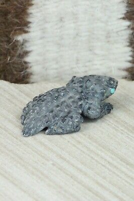 Horned Toad Zuni Fetish Carving - Jonas Hustito