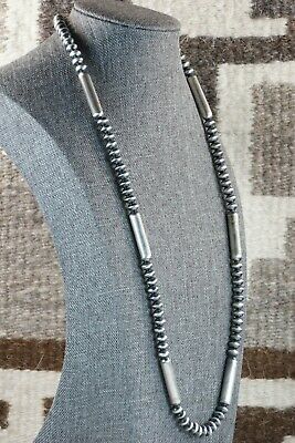 Navajo Sterling Silver Pearl Necklace - Presley Haley