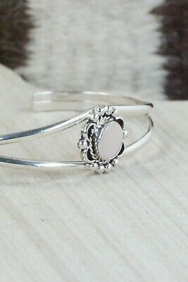 Navajo Pink Quartz & Sterling Silver Bracelet - Jan Mariano