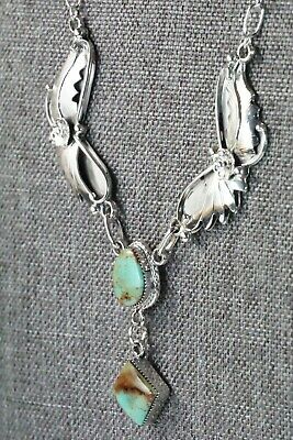 Turquoise & Sterling Silver Necklace - Sarah Yazzie
