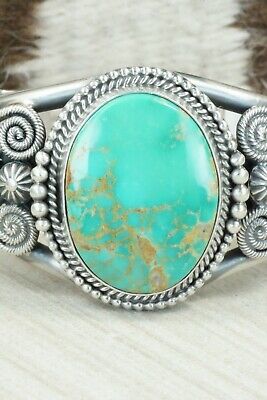 Royston Turquoise & Sterling Silver Bracelet - Michael Calladitto