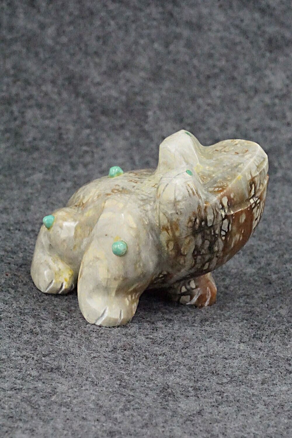 Frog Zuni Fetish Carving - Enrike Leekya