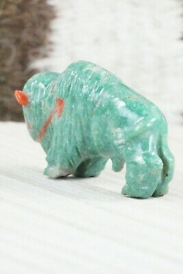 Buffalo Zuni Fetish Carving - Andres Quandelacy