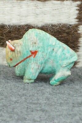 Buffalo Zuni Fetish Carving - Andres Quandelacy