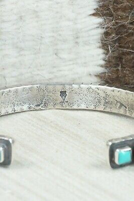 Turquoise & Sterling Silver Bracelet - Ernest Rangel