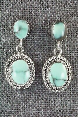 Turquoise & Sterling Silver Earrings - Verley Betone