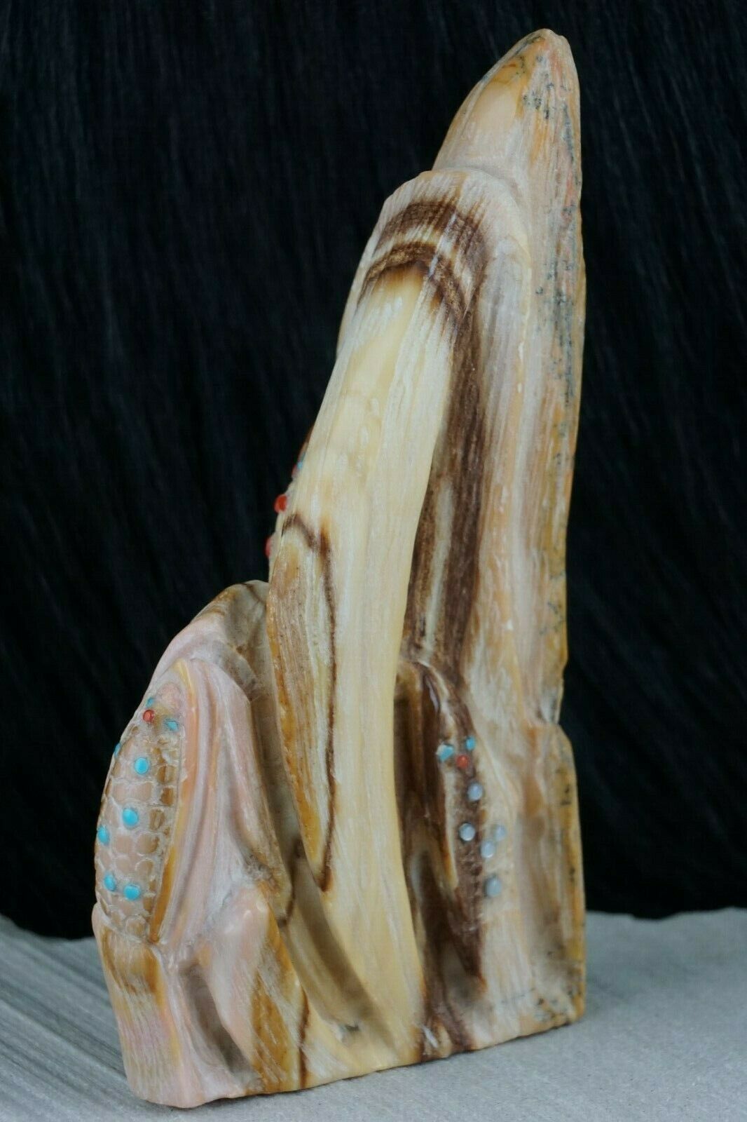 Corn Maiden Zuni Fetish Carving - Derrick Kaamasee - High Lonesome Trading