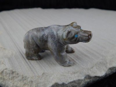 Bear Zuni Fetish Carving - Herbert Him - High Lonesome Trading