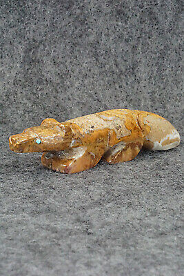 Wolf Zuni Fetish Carving - Reynold Lunasee