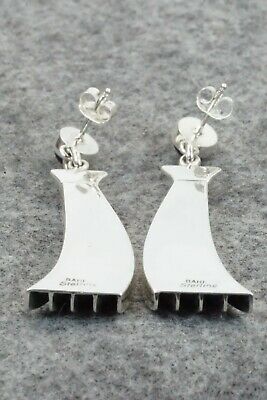 Onyx & Sterling Silver Earrings - James Bahe