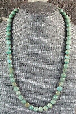 Turquoise & Sterling Silver Necklace - Navajo