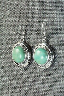 Turquoise & Sterling Silver Earrings - Amos Begay