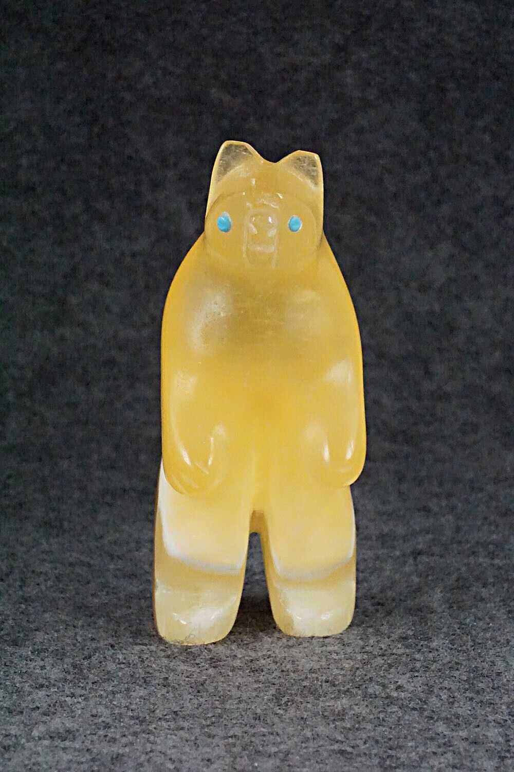 Bear Zuni Fetish Carving - Ronnie Lunasee