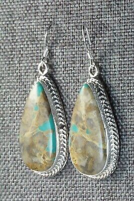 Turquoise & Sterling Silver Earrings - Isabelle Yazzie