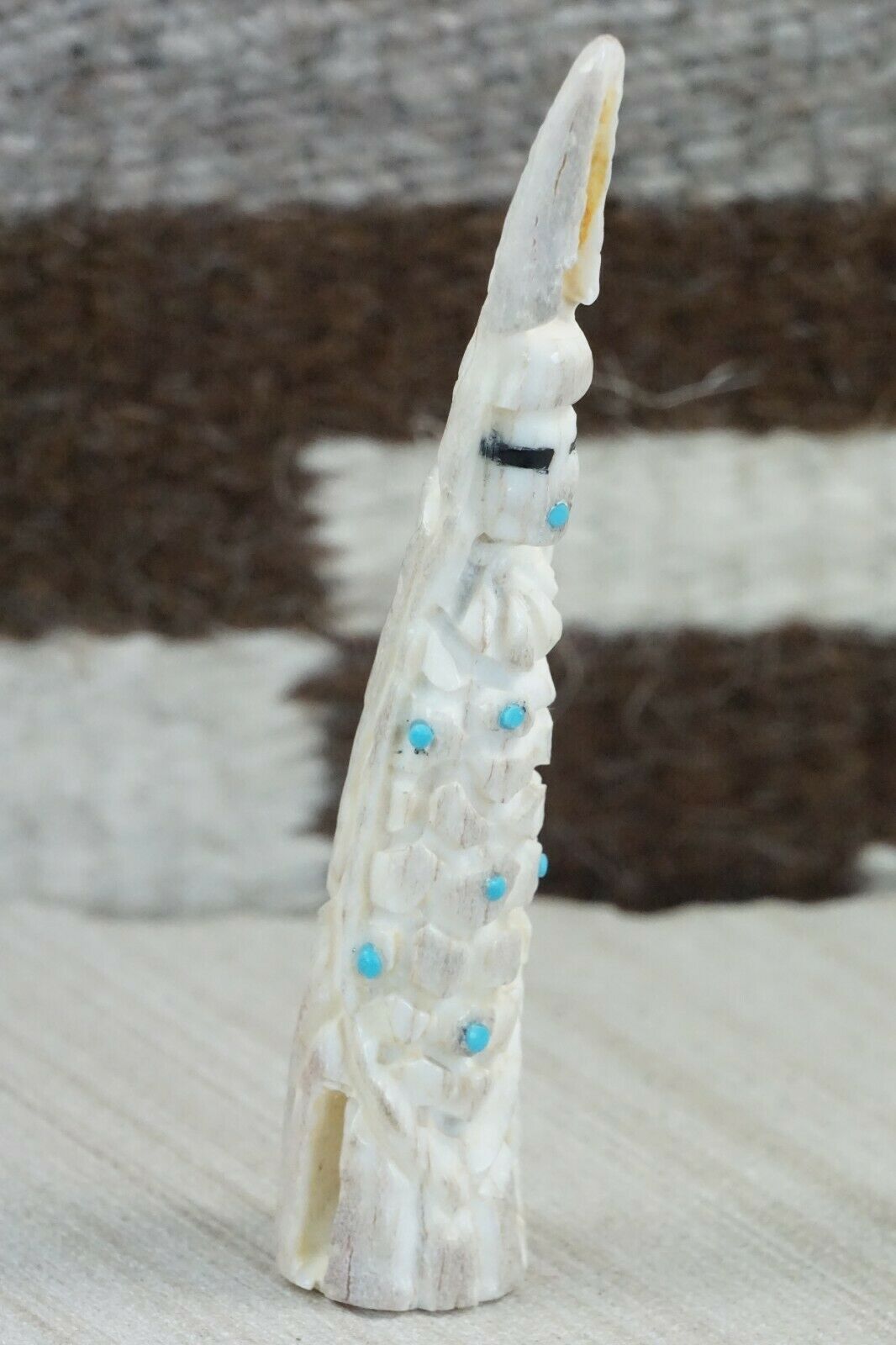 Corn Maiden Zuni Fetish Carving - Jerrold Lahaleon