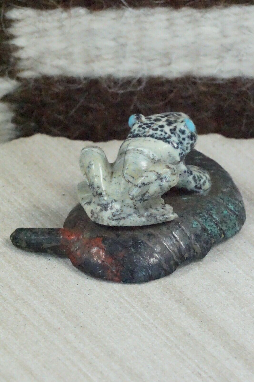 Frog Zuni Fetish Carving - Dan Quam