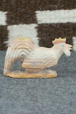 Rooster Zuni Fetish Carving - Derrick Kaamasee - High Lonesome Trading