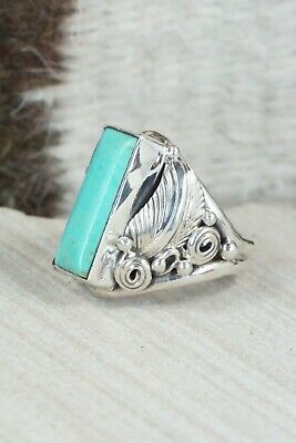 Turquoise & Sterling Silver Ring - Davey Morgan - Size 7.25