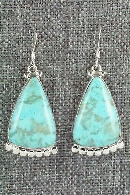Turquoise & Sterling Silver Earrings - Verley Betone