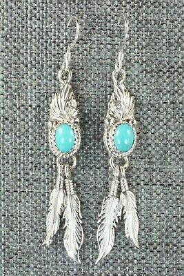 Turquoise & Sterling Silver Earrings - Judy Largo