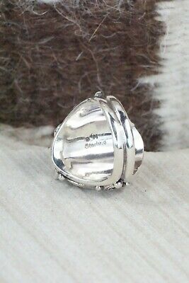 Turquoise & Sterling Silver Ring - Davey Morgan - Size 7.25