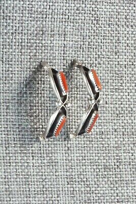 Coral & Sterling Silver Earrings - Fernando Othole