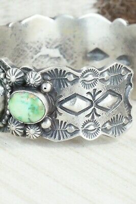 Turquoise & Sterling Silver Bracelet - Shawn Cayatineto