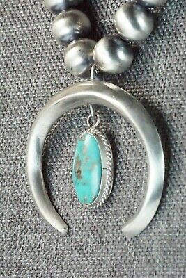 Turquoise & Sterling Silver Pearl Necklace - Jan Mariano - High Lonesome Trading