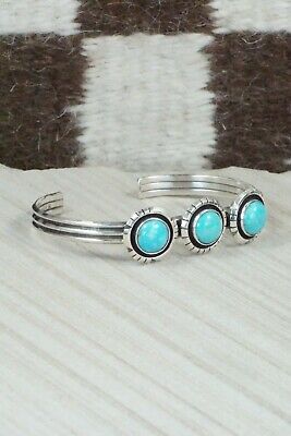 Turquoise & Sterling Silver Bracelet - Amos Begay