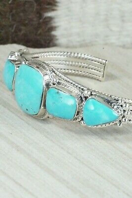 Turquoise & Sterling Silver Bracelet - Thomas Yazzie