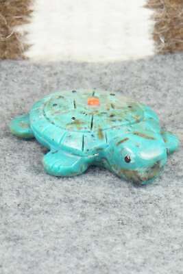 Turtle Zuni Fetish Carving - Reynold Lunasee