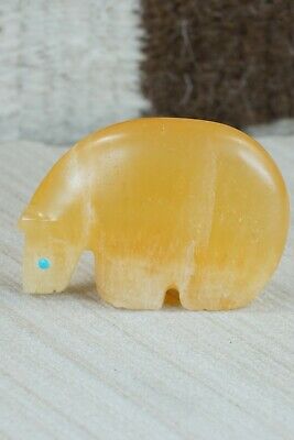 Bear Zuni Fetish Carving - Ronnie Lunasee